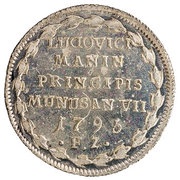 1 Osella - Lodovico Manin, Italy, 1795 reverse image