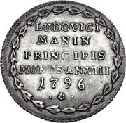1 Osella - Lodovico Manin, Italy, 1796 reverse image