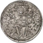 3 Thalers - Johann Jakob Khuen von Belasi End of the Plague, Austria, 1577 reverse image