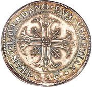 1 Scudo - Francesco Loredan, Italy, 1752-1753 reverse image