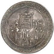 3 Thalers - Paris von Lodron Consecration, Austria, 1628 reverse image
