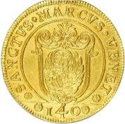 1 Scudo - Alvise Mocenigo IV Pattern, Italy, 1771-1773 reverse image