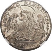 1 Thaler - Lodovico Manin, Italy, 1789-1797 reverse image