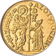 1 Zecchino - Alvise Mocenigo IV obverse image