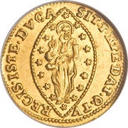 1 Zecchino - Alvise Mocenigo IV, Italy, 1763-1778 reverse image