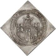 3 Thalers - Paris von Lodron Consecration, Austria, 1628 reverse image