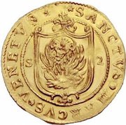 2 Scudi d'Oro - Lodovico Manin, Italy, 1789-1797 reverse image