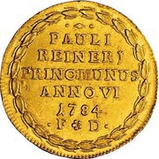 1 Osella - Paolo Renier, Italy, 1784 reverse image