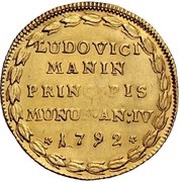 1 Osella - Lodovico Manin, Italy, 1792 reverse image