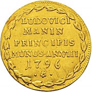 1 Osella - Lodovico Manin, Italy, 1796 reverse image