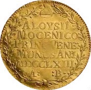 1 Osella - Alvise Mocenigo IV, Italy, 1763 reverse image