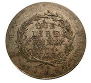 2 Lire - Franz II, Italy, 1801 reverse image