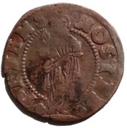1 Soldo, 12 Bagattini- Carlo Contarini, Italy, 1655-1656 reverse image