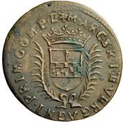 1 Luigino - Giovanni Maria Spinola, Italy, 1680 reverse image