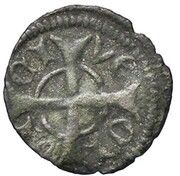 1 Denaro - Albert II and Mastino II, Italy, 1349-1352 reverse image