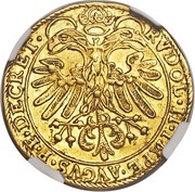2 Ducats - Johann Jakob Khuen von Belasi Rudolf II, Austria, 1577-1586 reverse image