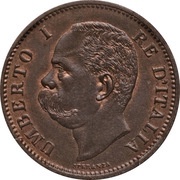 5 Centesimi - Umberto I obverse image