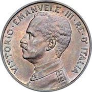 10 Centesimi - Victor Emmanuel III prova obverse image