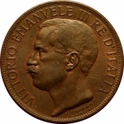 10 Centesimi - Victor Emmanuel III Kingdom Anniversary obverse image