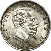 20 Centesimi - Victor Emmanuel II obverse image