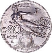 20 Centesimi - Victor Emmanuel III reverse image