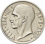 20 Centesimi - Victor Emmanuel III Trial strike obverse image