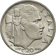 20 Centesimi - Victor Emmanuel III reverse image