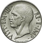 20 Centesimi - Victor Emmanuel III non-magnetic; smooth edge obverse image