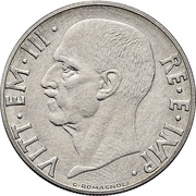 20 Centesimi - Victor Emmanuel III magnetic; trial strike obverse image