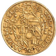 2 Ducats - Wolf Dietrich von Raitenau obverse image
