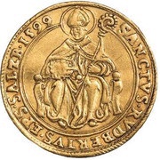 2 Ducats - Wolf Dietrich von Raitenau, Austria, 1598-1611 reverse image