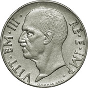 20 Centesimi - Victor Emmanuel III magnetic; smooth edge obverse image
