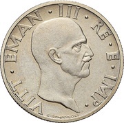 50 Centesimi - Victor Emmanuel III Trial strike obverse image