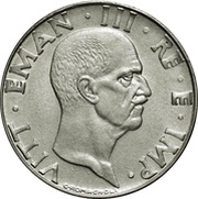 50 Centesimi - Victor Emmanuel III non-magnetic obverse image