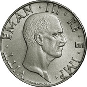 50 Centesimi - Victor Emmanuel III magnetic obverse image