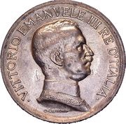 1 Lira - Victor Emmanuel III obverse image