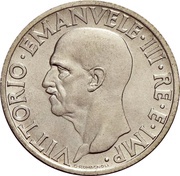 1 Lira - Victor Emmanuel III obverse image