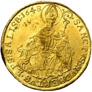 2 Ducats - Paris von Lodron, Austria, 1648 reverse image