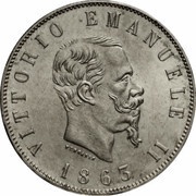 2 Lire - Victor Emmanuel II obverse image