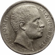 2 Lire - Victor Emmanuel III obverse image