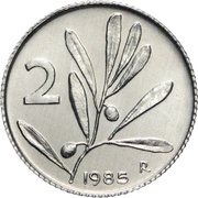 2 Lire reverse image