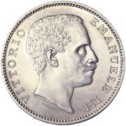 5 Lire - Victor Emmanuel III obverse image