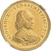 2 Ducats - Sigismund von Schrattenbach obverse image