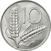 10 Lire reverse image