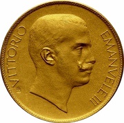 20 Lire - Victor Emmanuel III Stab. Johnson Pattern Strike obverse image