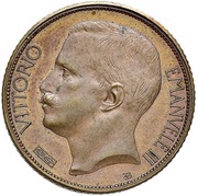 20 Lire - Victor Emmanuel III obverse image