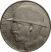 20 Lire - Victor Emmanuel III End of World War 1 obverse image