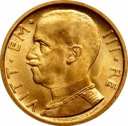 50 Lire - Victor Emmanuel III obverse image