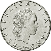 50 Lire small type obverse image