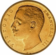 100 Lire - Victor Emmanuel III obverse image